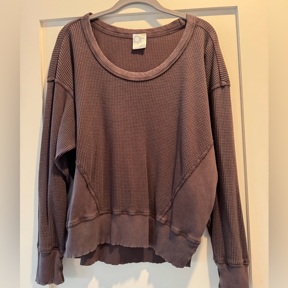 Offline By Aerie Waffle Casual Top XS